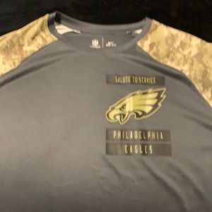 Eagles Salute to Service Dry Fit Workout Shirt